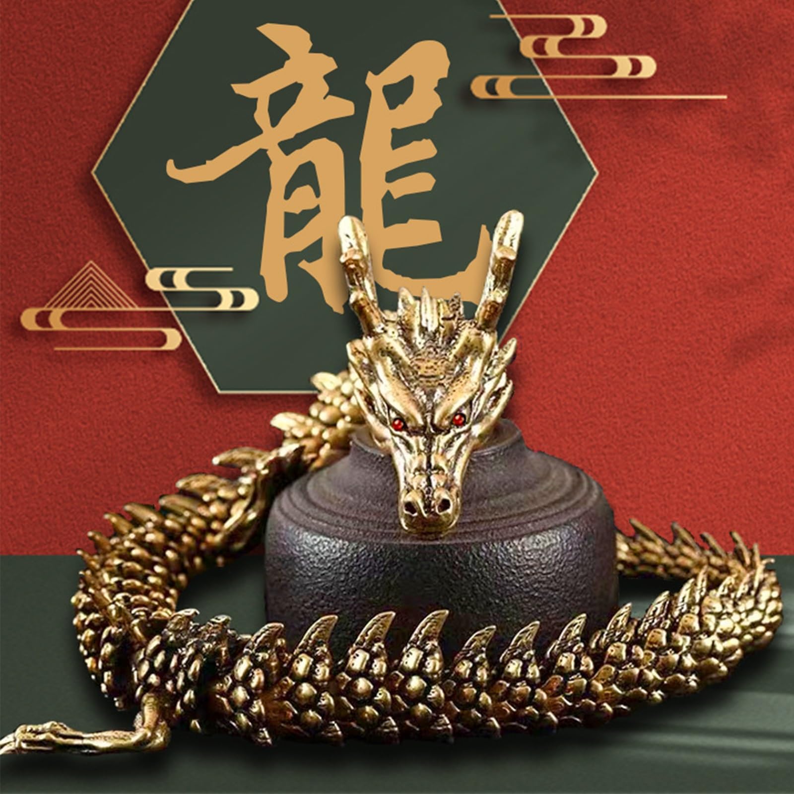 ☆龍 置物 真鍮 縁起物 厄除け 置物 龍 風水 ランキング1位6冠達成人気